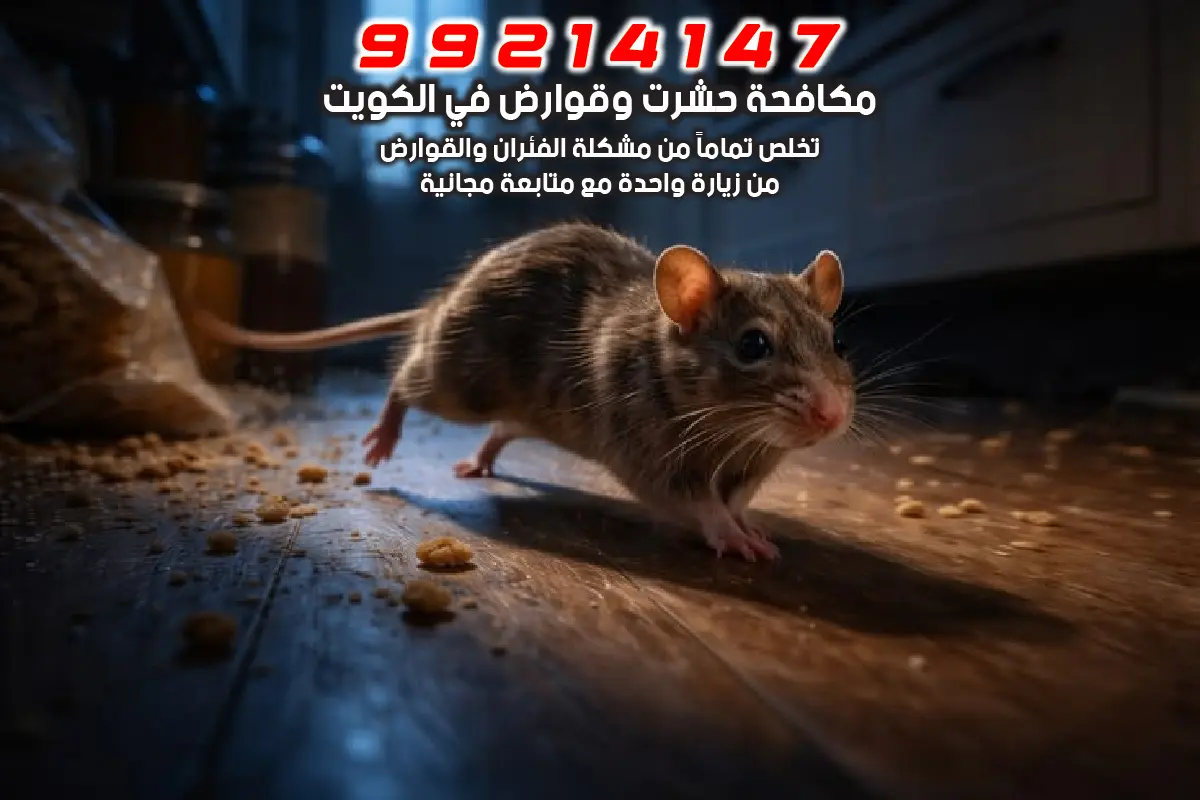 خطورة القوارض والفئران في حولي على الصحة والممتلكات مثل نقل الأمراض وتلف الأسلاك الكهربائية